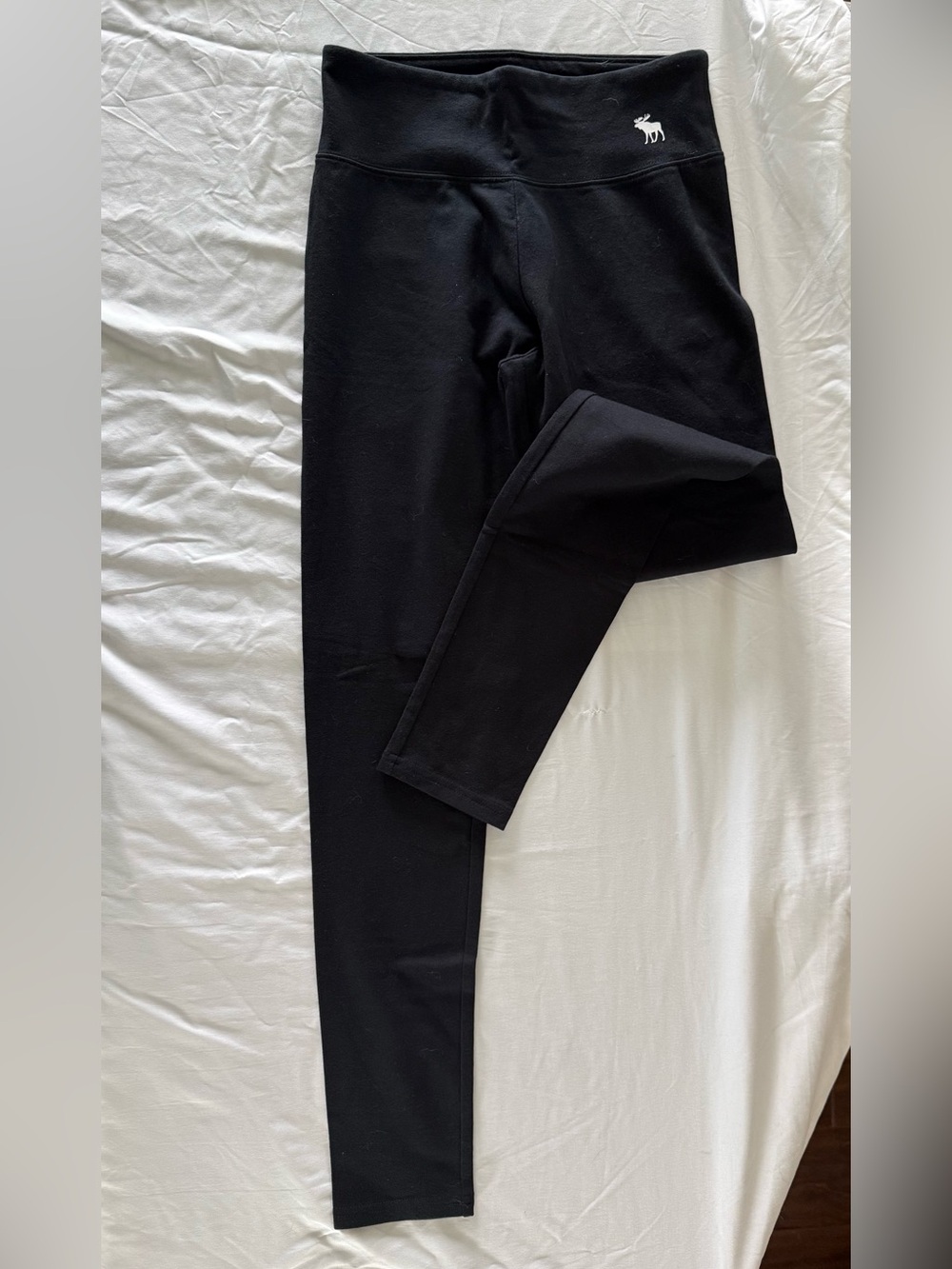 Abercrombie Kids Black High-Rise Leggings